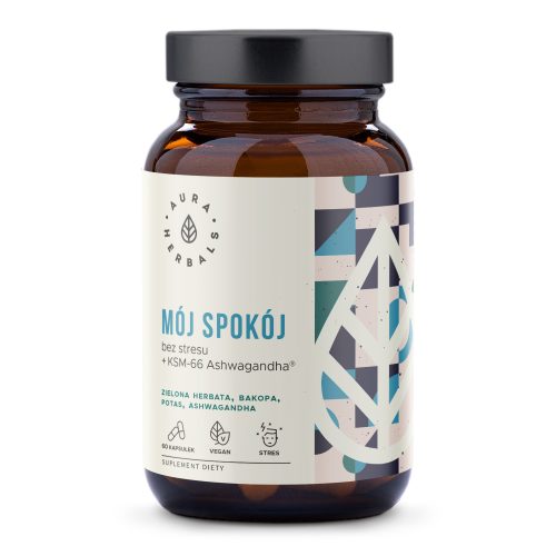 Mój Spokój, bez stresu + KSM-66 Ashwagandha®, kapsułki 60 szt.