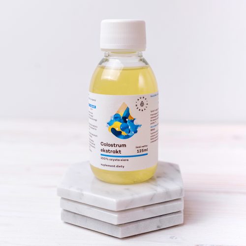 Colostrum w płynie, 100% czysta siara bydlęca, 125 ml