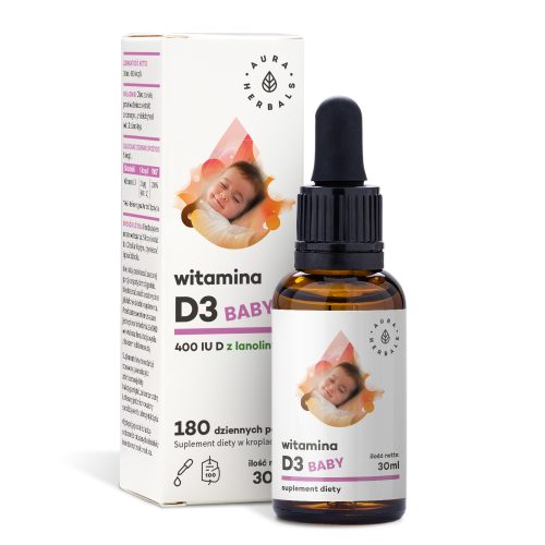 Witamina D3 BABY w kroplach, 30 ml