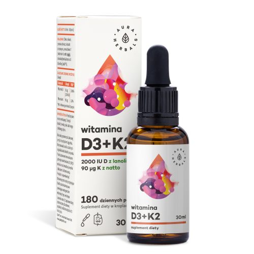 Witamina D3 + K2, krople 30 ml
