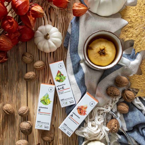 Witaminy w kroplach 30 ml: A, A+E, E