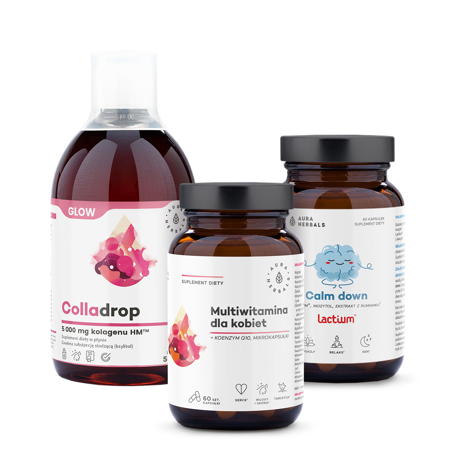 Complément Alimentaire Aura Herbals Calm Down Avec Lactium® - 60 Gélules