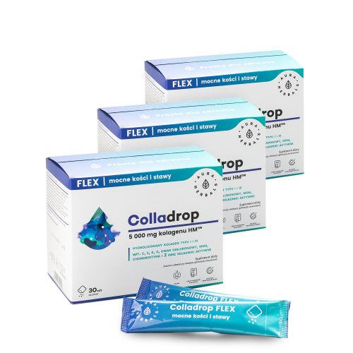 Colladrop flex w saszetkach na 3 miesiące stosowania