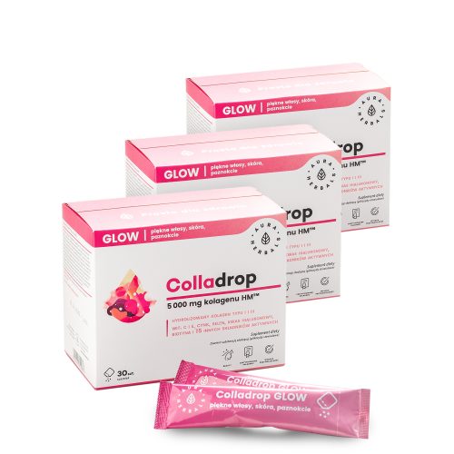 Colladrop Glow - kolagen na 3 miesiące stosowania