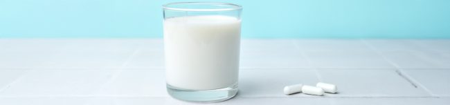 mleko o kapsułki probiotyczne