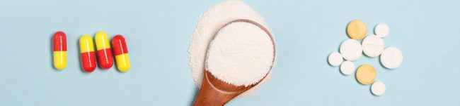 colostrum w proszku i laktoferyna w tabletkach
