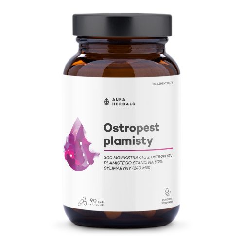 Ostropest plamisty, 80% Sylimaryny, kapsułki 90 szt.