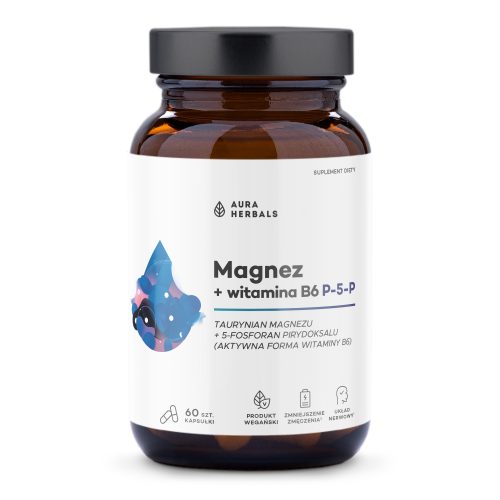 Magnez + Witamina B6 (P-5-P), kapsułki 60 szt.