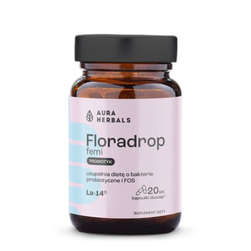 Floradrop femi, probiotyk dla kobiet, kapsułki 20 szt.