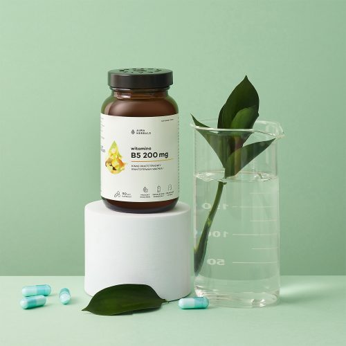 Witamina B5 200 mg, kwas pantotenowy, kapsułki 90 szt.