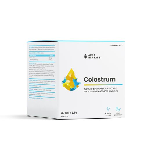 Colostrum 1000 mg bananowe, saszetki 30 szt.