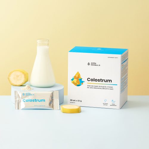 Colostrum 1000 mg bananowe, saszetki 30 szt.