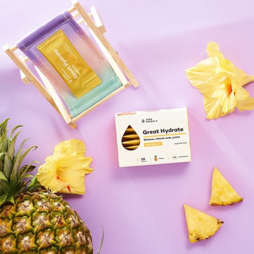 Great Hydrate, elektrolity ananas, saszetki 10 szt.