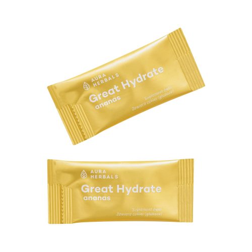 Great Hydrate, elektrolity ananas, saszetki 10 szt.
