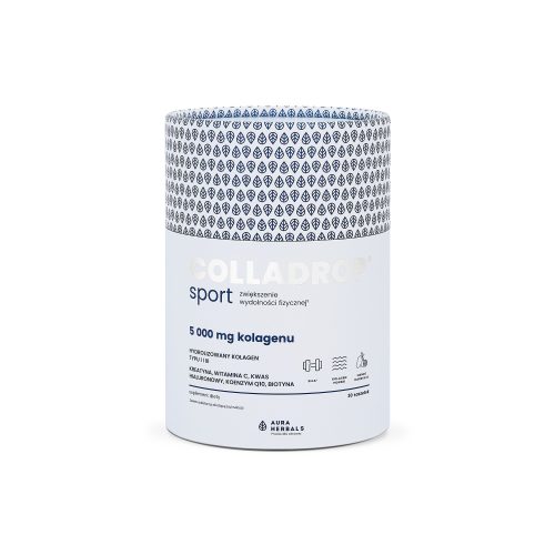 Colladrop Sport + kreatyna, kolagen morski 5000 mg, saszetki 30 szt.