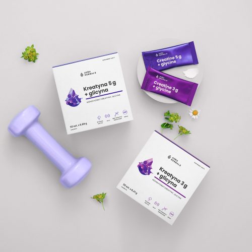Kreatyna 3 g, monohydrat + glicyna, saszetki 30 szt.