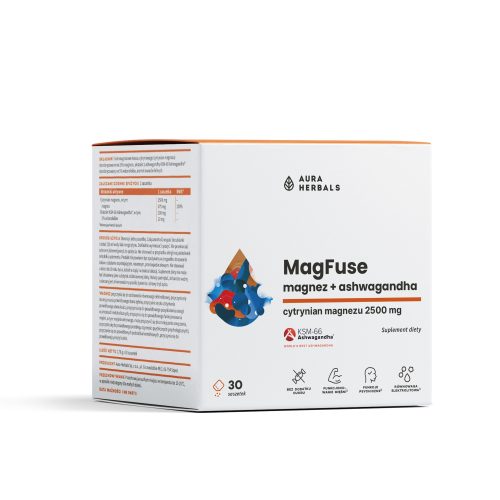 MagFuse: magnez + ashwagandha, saszetki 30 szt.