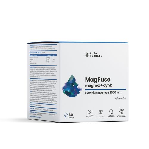 MagFuse: magnez + cynk, saszetki 30 szt.