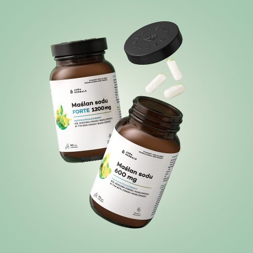 Maślan sodu mikrokapsułkowany 600 mg, kapsułki 90 szt.
