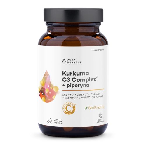Kurkuma 500 mg C3 Complex + piperyna, kapsułki 60 szt.