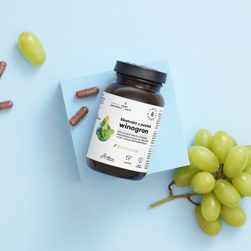 Ekstrakt z pestek winogron 550 mg, 95% OPC, kapsułki 60 szt.