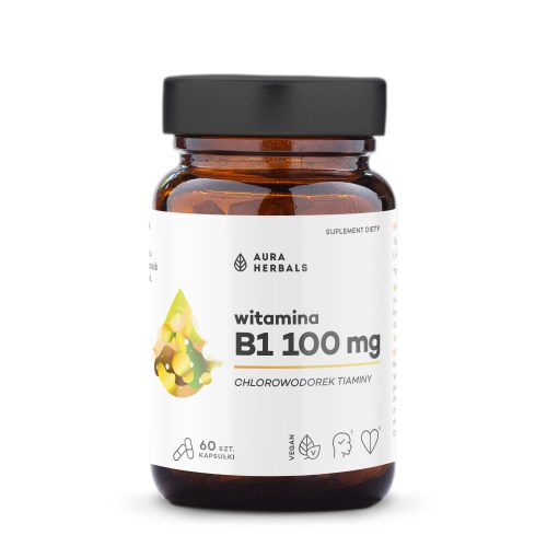 Witamina B1 100 mg, tiamina, kapsułki 60 szt.