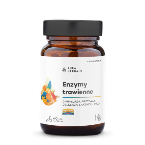 Suplement diety Enzymy trawienne od Aura Herbals z enzymami DigeZyme