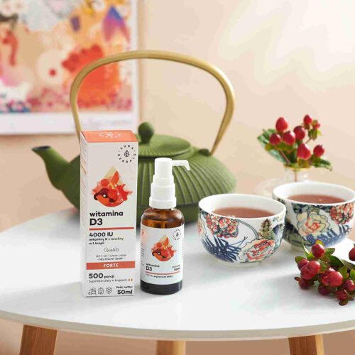 Witamina D3 4000 IU, MCT, krople 50 ml