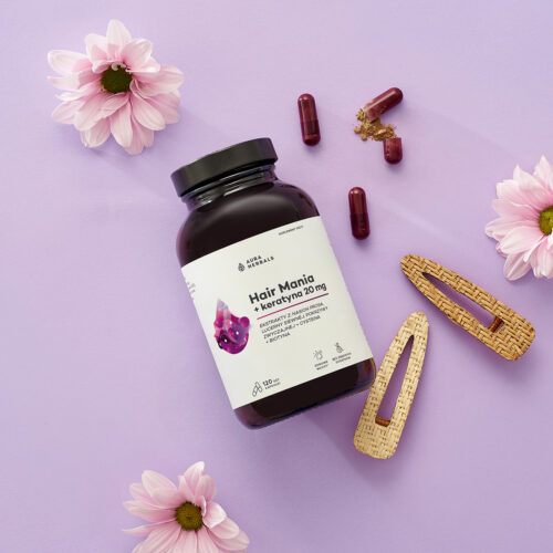 Hair Mania + keratyna 20 mg, kapsułki 120 szt.