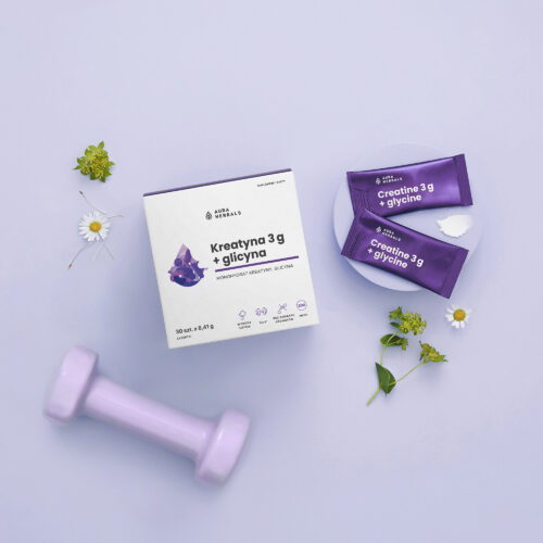 Kreatyna 3 g, monohydrat + glicyna, saszetki 30 szt.