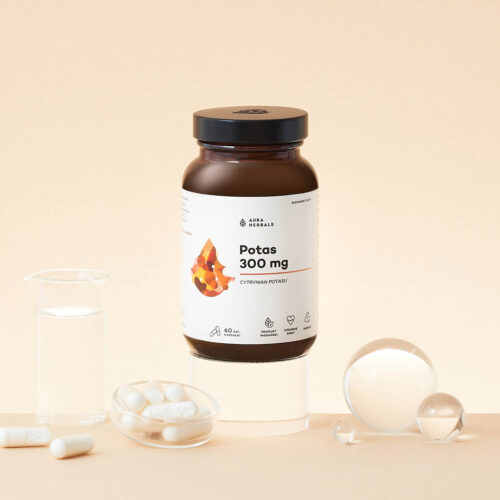 Potas 300 mg, cytrynian potasu, kapsułki 60 szt.