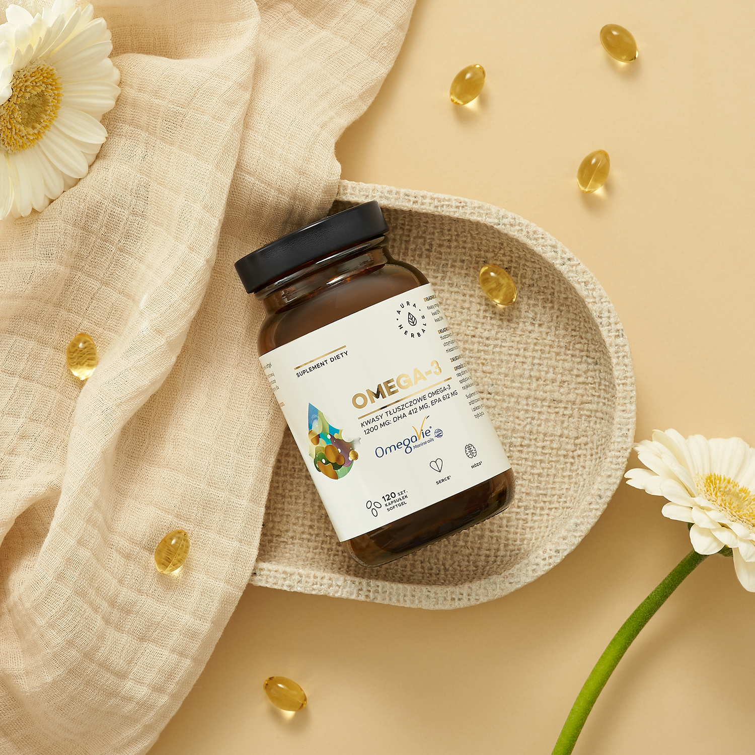 Omega-3 1200 mg, kapsułki softgel 120 szt.