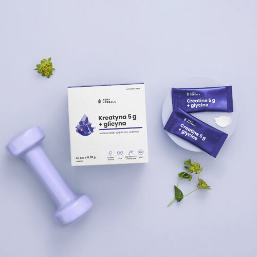 Kreatyna 5 g, monohydrat + glicyna, saszetki 30 szt.