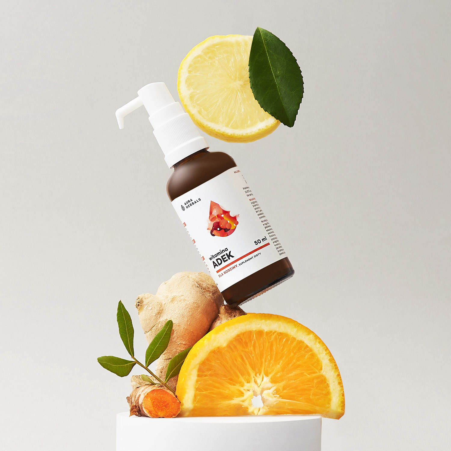 Witamina ADEK dla rodziny, MCT, krople 50 ml