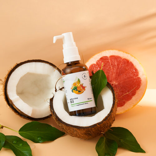 Witamina D3 2000 IU Vegan, krople 50 ml