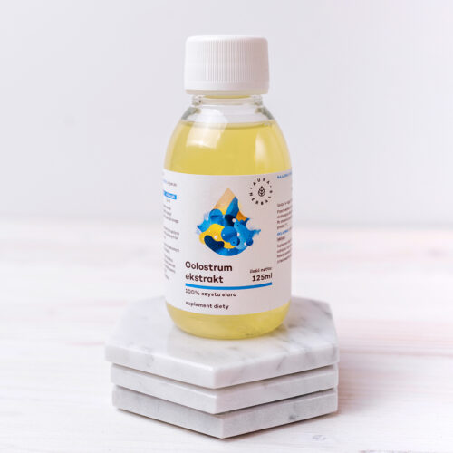 Colostrum Ekstrakt, 100% czysta siara bydlęca, płyn 125 ml