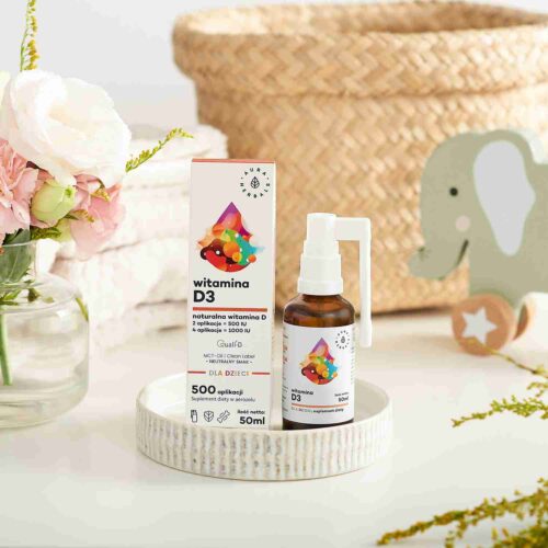 Witamina D3 dla dzieci, MCT, aerozol 50 ml
